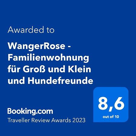 Wangerrose - Familienwohnung Fuer Gross Und Klein Und Hundefreunde Вангероге Экстерьер фото